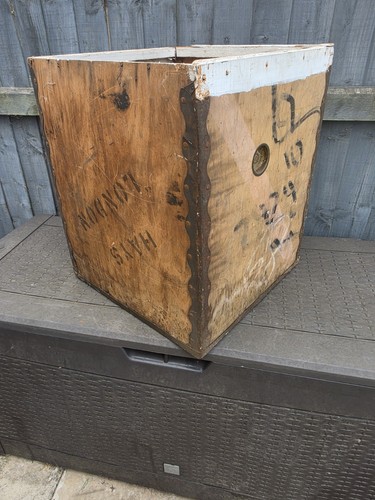 Vintage tea chest storage - vintage,