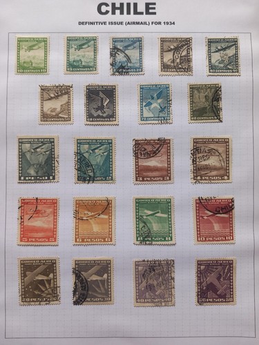 Chile 1934 airmail definitive - 1934,