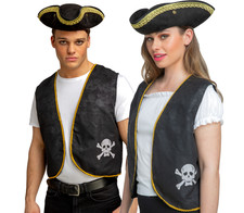 PIRATE WAISTCOAT Unisex Gold