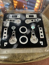 CLASSIC MIni  black Logo Chrome  INTERIOR DOOR HANDLE SET   10 PIECE New Item