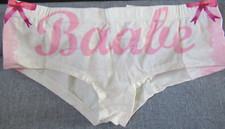 Novelty Knickers Baabe with ears on Panties Underwear Cartoon Face Pink 8