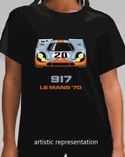 Porsche 917 Gulf Le Mans Car Art T Shirt