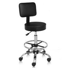 Adjustable Salon Stool Semi-PU