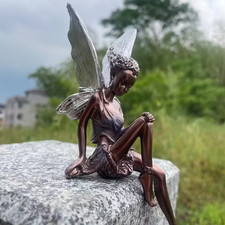 CHARMING ANTIQUE RESIN FAIRY