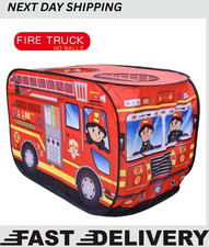 Kids' Fire Truck Tent House
