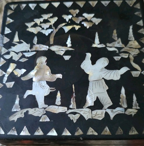 Antique chinese mother of - an,