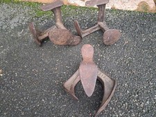 3 x Vintage Cast Iron Shoe