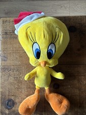 Tweety Pie Looney Tunes Soft Stuffed Plush Toy Teddy Bear Christmas Large 20"