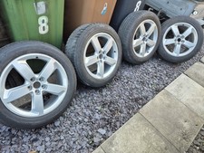 19 Inch AUDI Q5 8R ALLOY WHEELS X 4 WITH TYRES , ( JUST REFURBISHED)