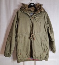 ANIMAL Ladies green parka coat
