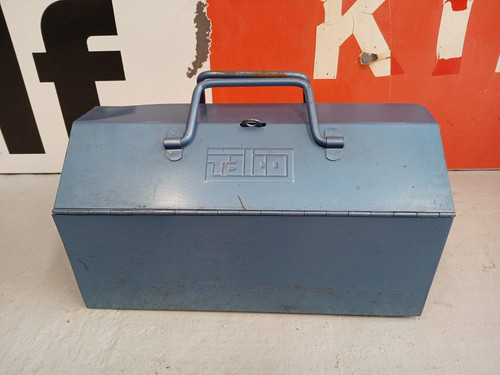 Vintage talco steel tool box - talco,