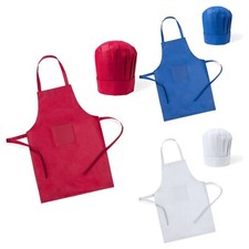 1-10 Kids Chef Apron Hat Set