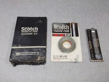 Vintage Scotch Recording Tape Splicer & Timing tape
