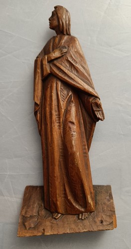 Antique hand carved statue - statue, of