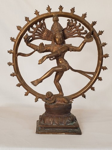 Antique bronze nataraj - antique,