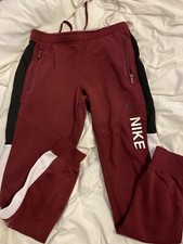 Nike Men’s Hybrid Red-track Bottoms Size Small