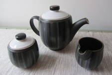 DENBY JET STRIPE TEAPOT