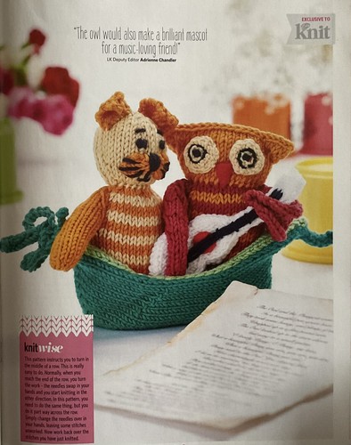 Knitting pattern owl and - knitting,
