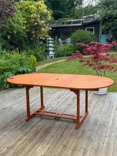 Garden Wooden Outdoor Oval