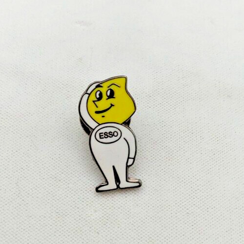 Esso man hard enamel pin - esso,