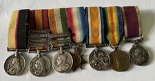Original Victorian/WW1 Miniature Medal Group