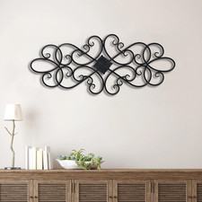 Black Wrought Iron Wall Decor