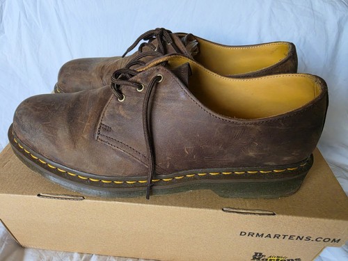 Martens 1461 brown leather - martens,