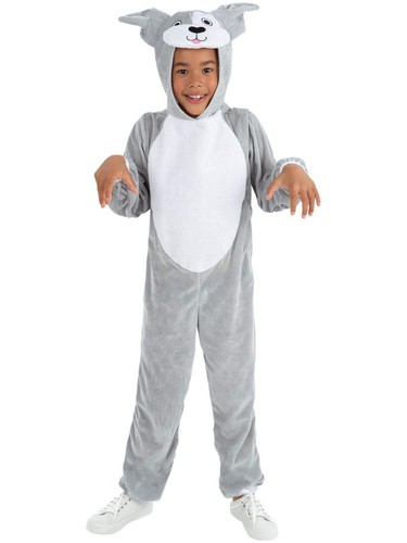 Grey dog onesie - grey,