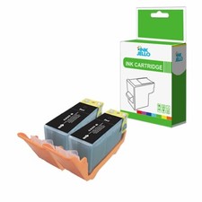 2 Black Ink Cartridge For Canon Pixma iP4850 iP4950 iX6550 MG5150 MG5200 PGI-525