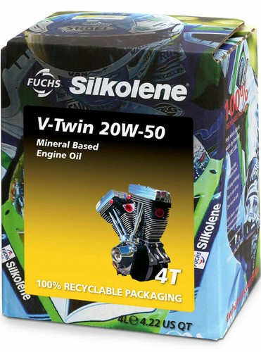 Silkolene twin 20w 4l - v-twin, 20w-50