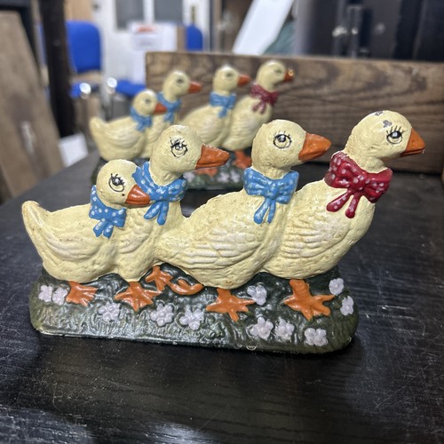 Small cast iron duck - small, stop