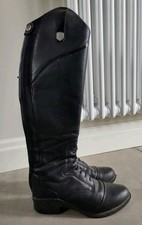 Mountain Horse Veganza Tall Riding Boots Black Size 5 - Used in Good Condition