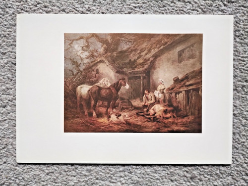 Feeding time george morland - feeding,