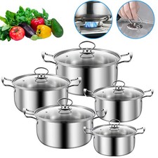 Induction Stock Pot with Glass