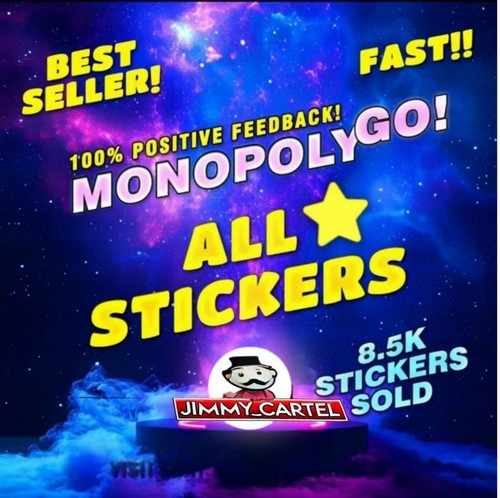 Monopoly stickers - stickers, 1⭐-