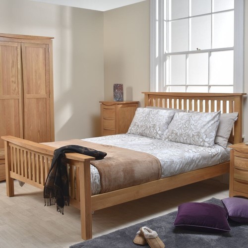 Double bed frame - frame, solid