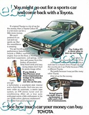 1973 Toyota Celica ST Ad