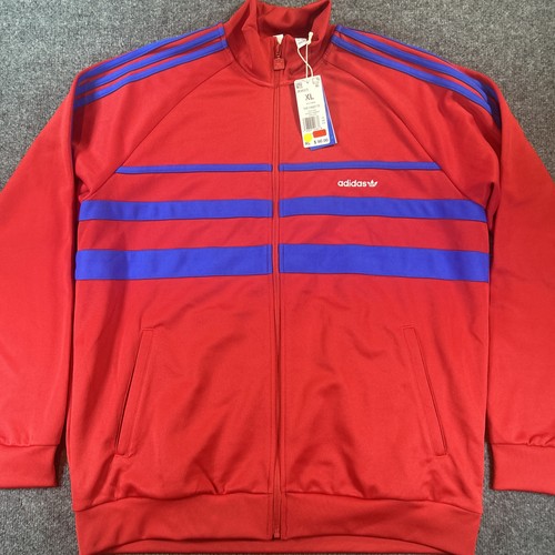 Adidas track jacket stripes - track,