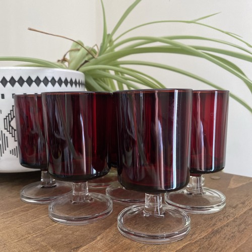 Vintage luminarc red - vintage,