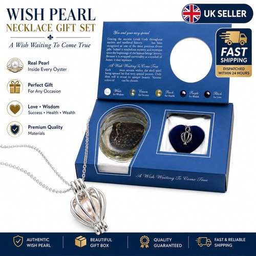 Wish pearl necklace - gift, set