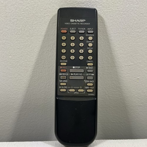 Sharp vcr vhs remote - vcr,