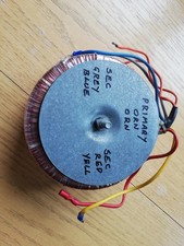 1000VA 2 x 70V toroidal transformer