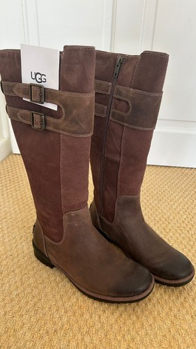 Ugg new brown leather boots