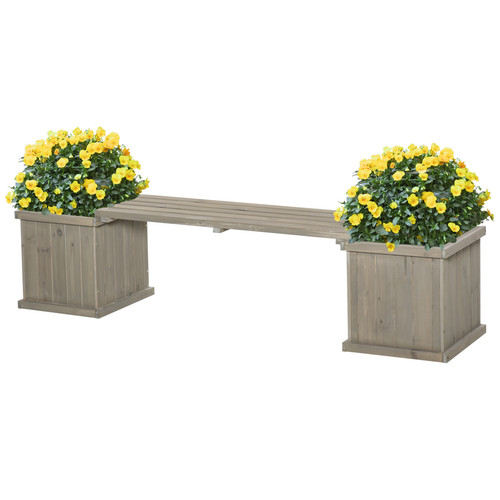 Wooden garden planter - wooden, &