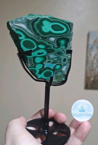 Malachite natural crystal part - natural,