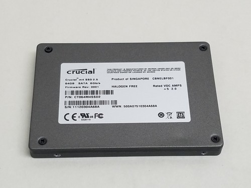 Crucial ct064 m4ssd2 - crucial, m4