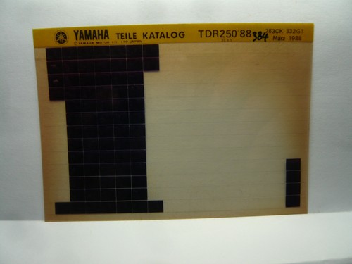 Yamaha tdr250 parts - tdr250, `88
