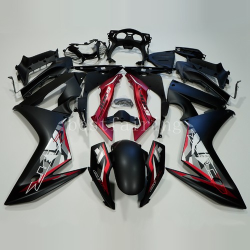 Matte black red fairing kit - matte,