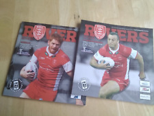 2 X 2014 HULL KINGSTON ROVERS HKR V CATALAN DRAGONS & HULL FC - RUGBY LEAGUE