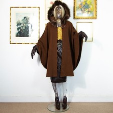 Vintage 70s Wool Cape with